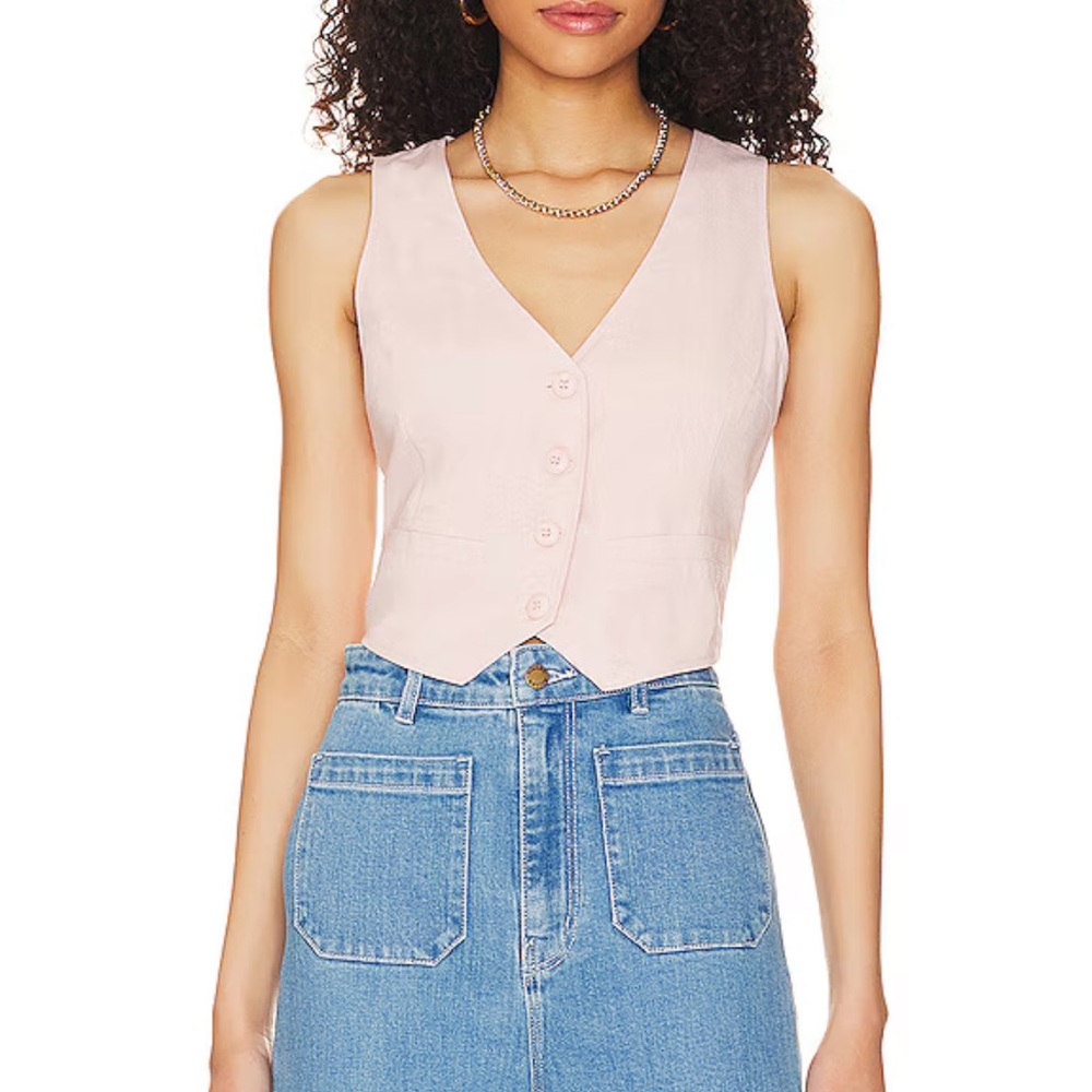 COPY - Rolla’s Dallas Linen Vest Brûlée